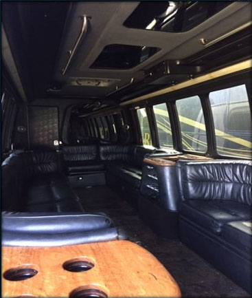 party bus interior